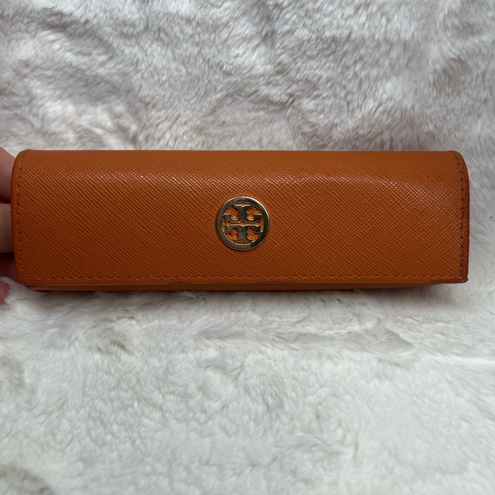 Tory Burch  Burnt Orange Glasses Case